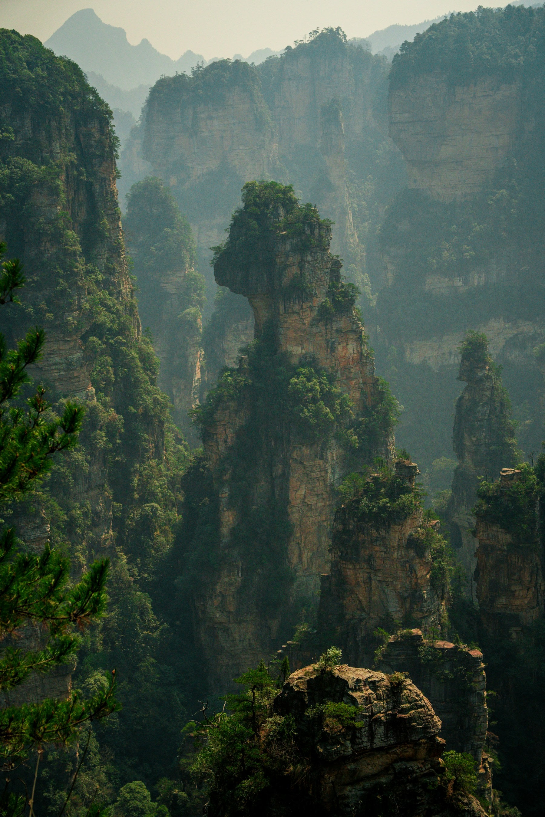 Zhangjiajie or Huangshan visual starting point