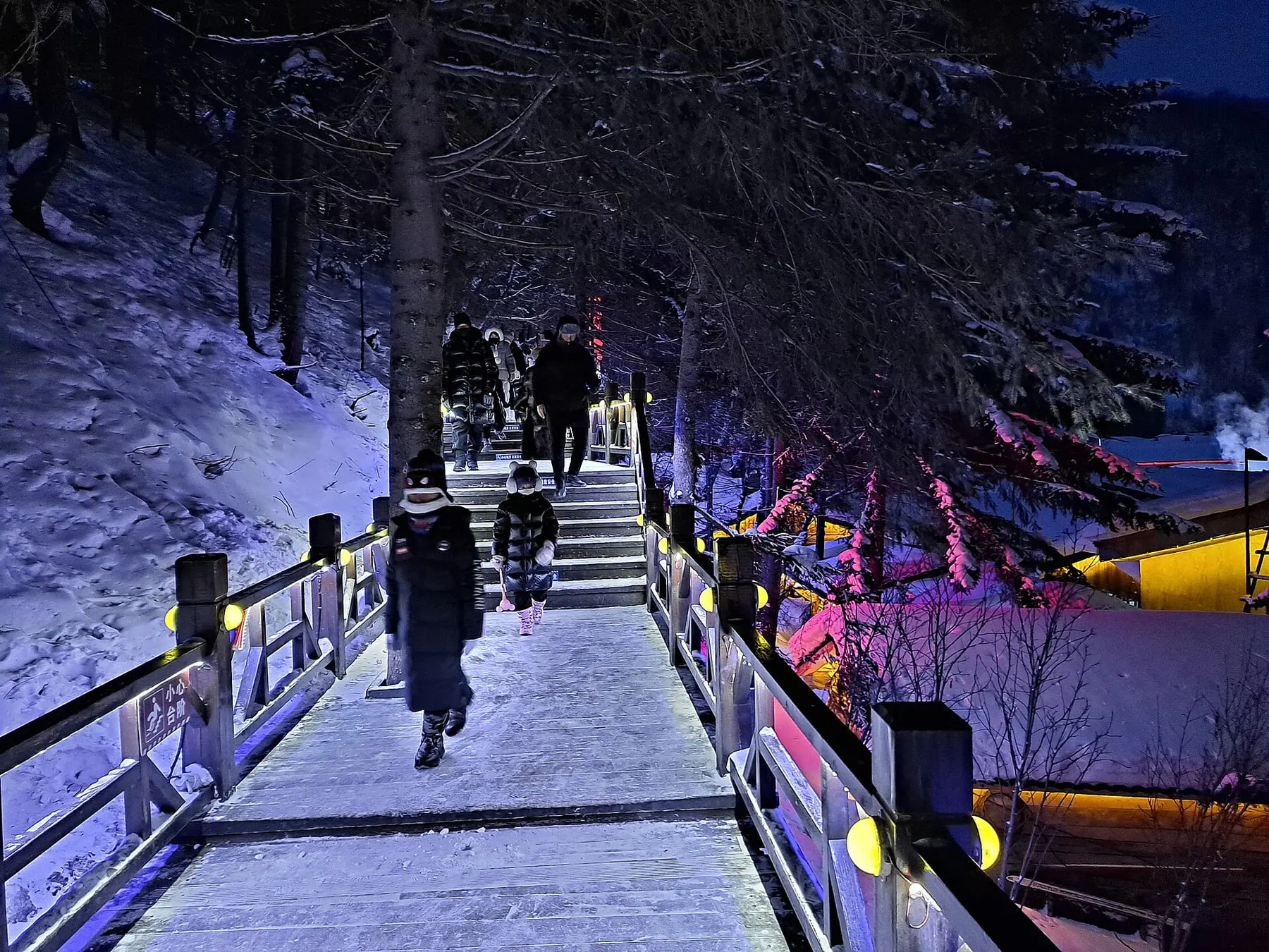 China Snow Town route evidence for a Harbin winter route