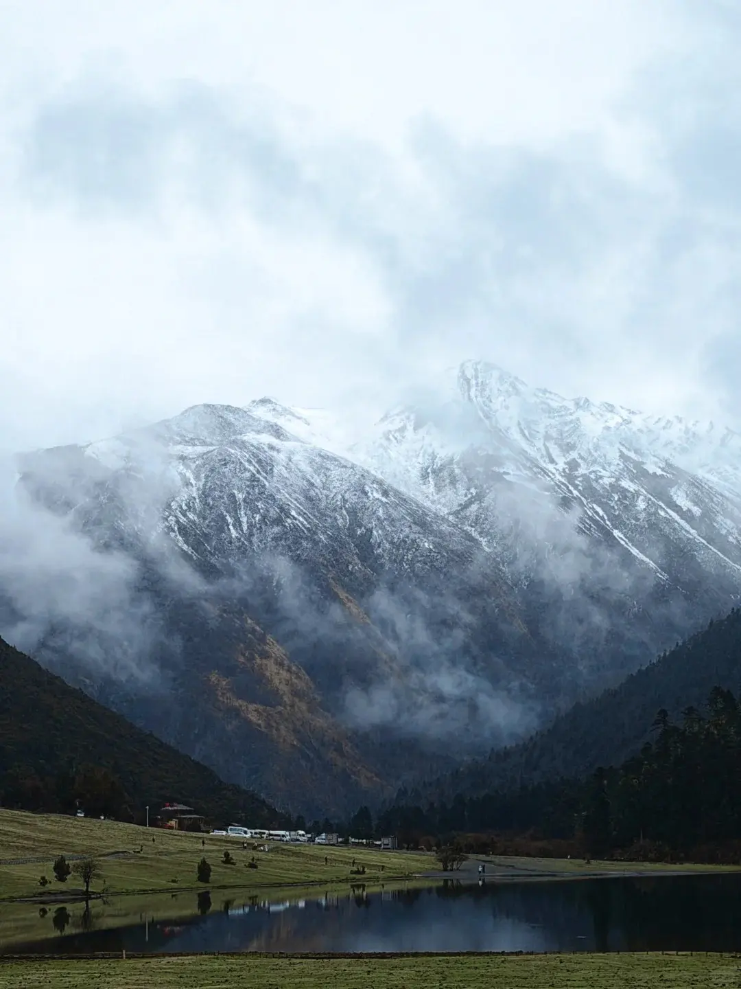 Highland lake near Shangri-La for the 8-day Yunnan route