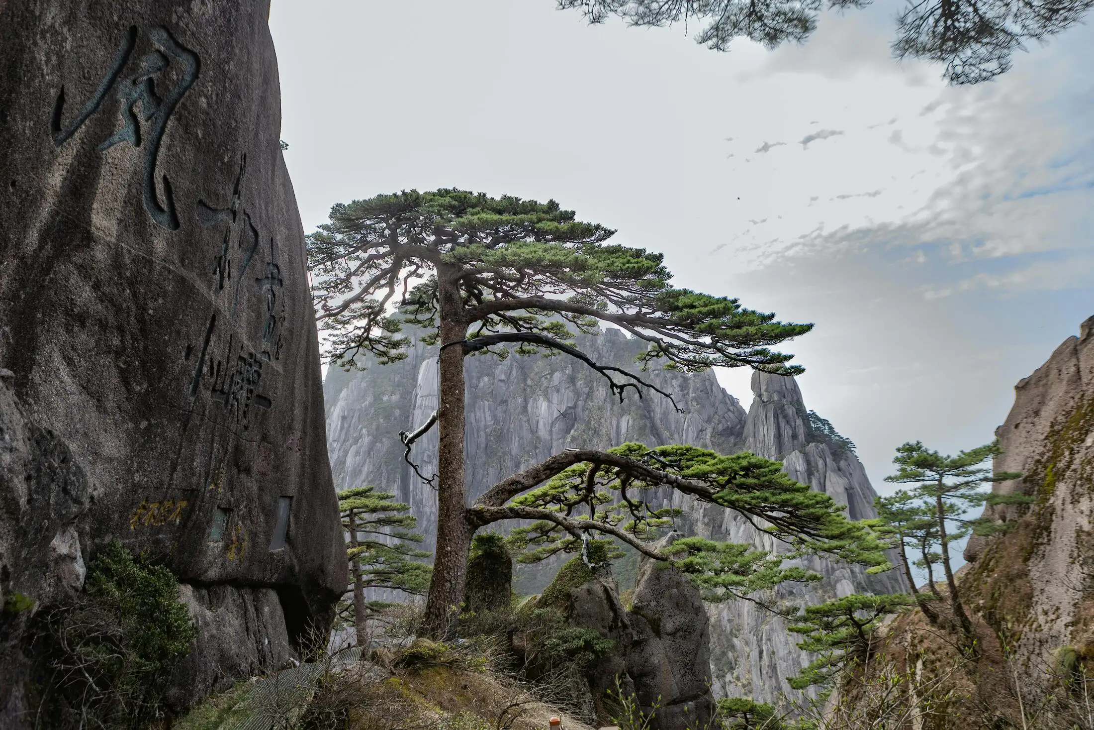 Huangshan mountain scenery
